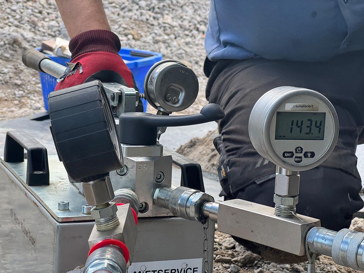 KUZ-Ingenieure Pfahlprobebelastung